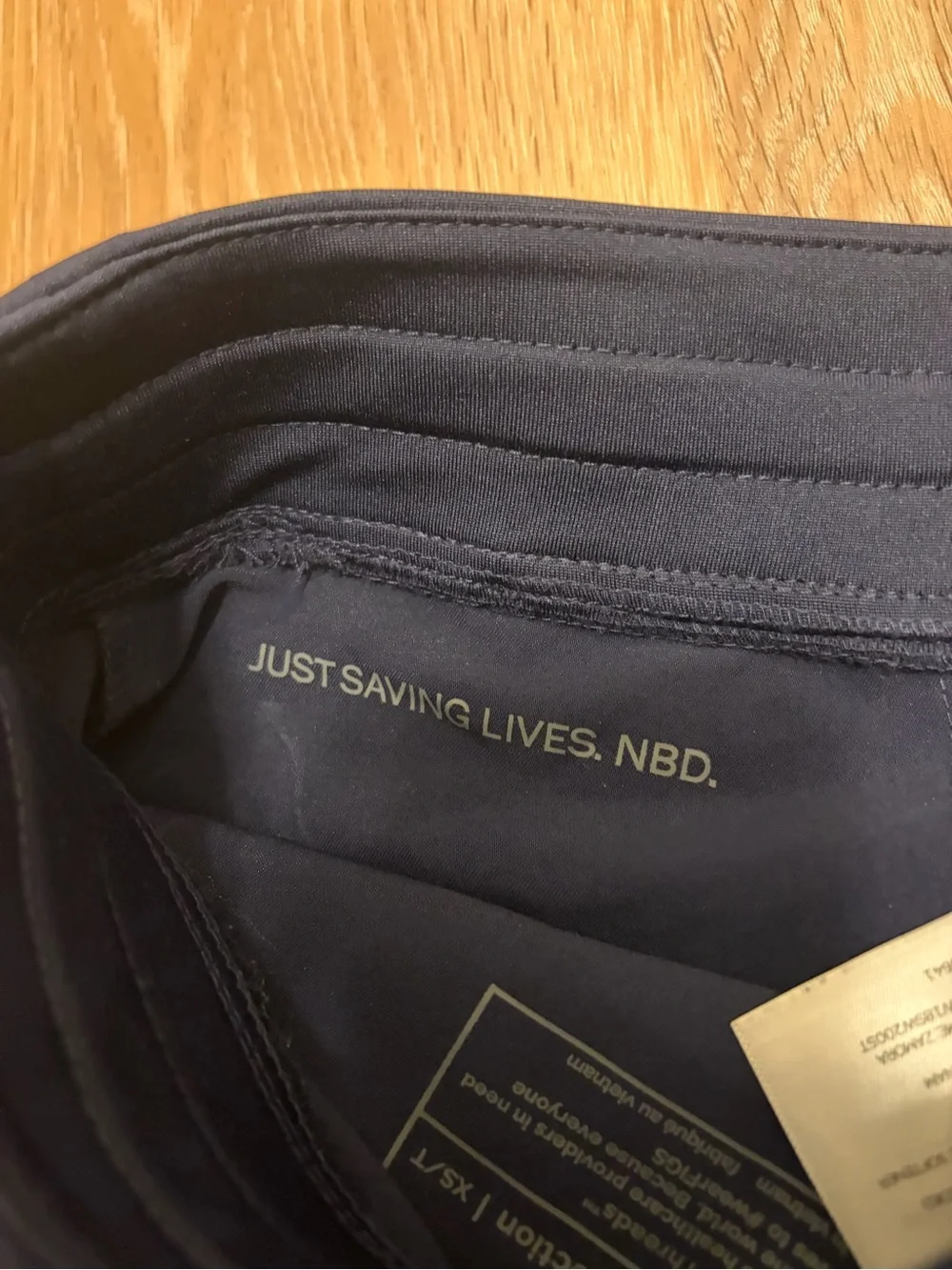 FIGS Zamora Women’s Navy Jogger Scrub Pants XS/T Zip Pocket Technical